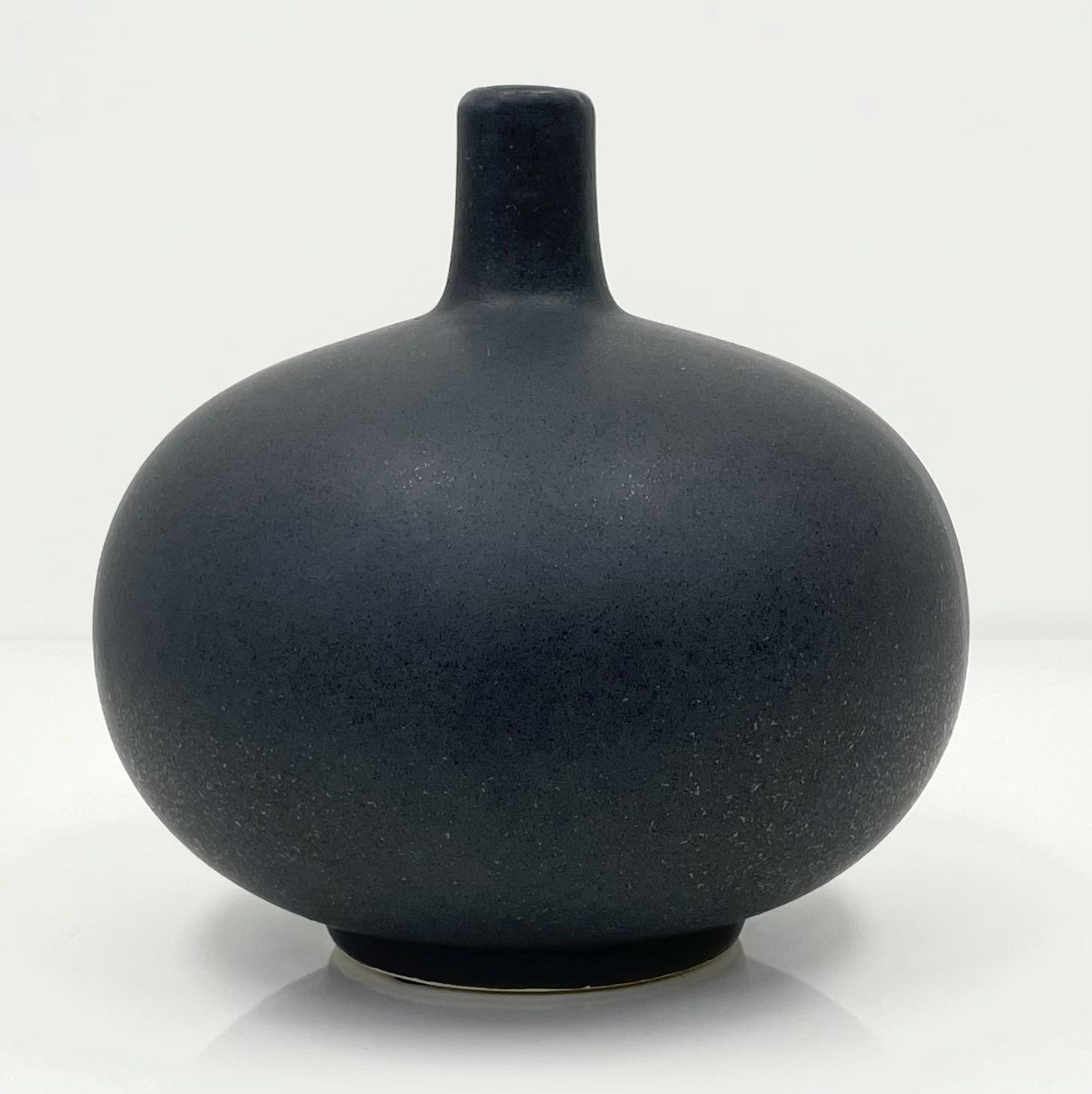 Ceramic Vase 18cm Schwarz